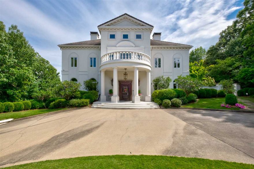 One of the most beautifully French designed residences in the heart of Little Rock with a stunning river view that combines luxury with livability.  This stately home sits on just under one acre.  The light filled house incorporates many high quality architectural details. Wonderfully proportioned living areas, many with expansive views of the Arkansas River. The grounds include a terrace with a fireplace, a grilling area off of the kitchen, scenic swimming pool and mature gardens. See agent remarks.