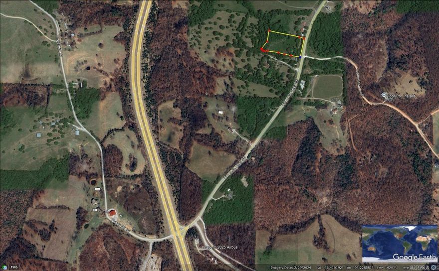 Discover your own slice of the Ozarks with this beautiful 4-acre tract featuring a private pond and gentle terrain, ideal for a homesite, cabin, or weekend getaway. Located on Old Hwy 65 just south of Omaha, Arkansas, this property offers the perfect balance of peaceful country living with convenience—only about 20 minutes to Branson, MO and 25 minutes to Harrison, AR. Enjoy easy access from the paved road, light restrictions, and plenty of space to roam or enjoy the outdoors. The pond attracts wildlife and adds to the scenic setting. Whether you’re looking for a place to build, camp, or invest in land near the state line, this one is worth a look!