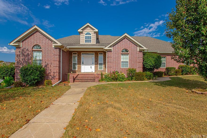 Step into elegance & comfort with this stunning all-brick four-bedroom, three-bath masterpiece that promises to be the perfect sanctuary for you & your family! Nestled in a desirable subdivision, this home combines convenience & luxury, making it the ultimate retreat.As you enter, you're greeted by a spacious and inviting foyer that leads you to a bright, open floor plan where every detail exudes warmth & sophistication. Enjoy the spacious living area, highlighted by a charming gas fireplace – perfect for cozy evenings with loved ones.The kitchen features modern appliances & ample counter space, ideal for whipping up gourmet meals or entertaining friends. Each of the four generously sized bedrooms boasts walk-in closets, providing you with all the storage you need. Indulge in relaxation with the luxurious master suite, complete with a jetted tub and dual sinks in the en-suite bathroom, turning your daily routine into a spa-like experience. Step outside to your private backyard oasis, where a serene fish pond invites tranquility, & a well-maintained lawn with a sprinkler system ensures your outdoor space remains vibrant & lush. Don’t miss your chance to own this captivating property
