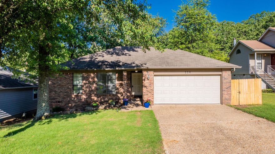 This is a well kept, ready to move in, 3 bed two bath home in Sherwood, AR.    Entering the home, you're welcomed by a large living area that opens to the kitchen equipped with stainless appliances.  Through the hall you'll find two spacious secondary bedrooms, a full bath, and a large primary suite with a large walkin closet.  The oversized, fully fenced back yard features a 15x30 storage building and a large deck for relaxing or entertaining.  With new flooring and nice updates throughout, this home is your next best move!