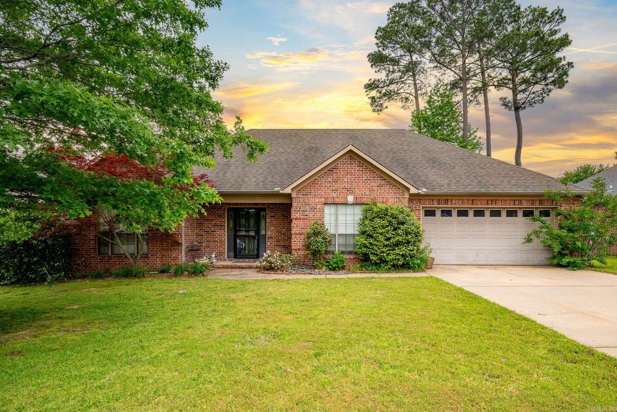 This delightful home located in the desirable Collenwood Subdivision is conveniently located near town & Little Rock Air Force Base. Beautiful curb appeal. This residence is the epitome of comfort, convenience,& tranquility. All-brick home offers with a BRAND NEW ROOF, the convenience of one-level living, ensuring ease & accessibility for all family members. As you enter you will quickly see an open & inviting home with a large living room with a fireplace. Ample space for rest and relaxation. Perfect for entertaining with plenty of counter/cabinet space, cozy breakfast nook, & a beautiful dining room with vaulted ceilings + large windows to let in the natural light.3 Bedrooms and 2 full bathrooms. The primary bedroom is your private oasis, with tray ceiling, door to the back deck & complete with en-suite bathroom. The well-designed split floor plan allows enhanced privacy & quiet spaces. Step outside to a generous fenced private backyard ideal for outdoor activities, gardening, kids and pets to play, or simply unwinding on a beautiful day. Also, a short walk down to the neighborhood pond, perfect for fishing and quiet moments of reflection. Call today to schedule your showing!!