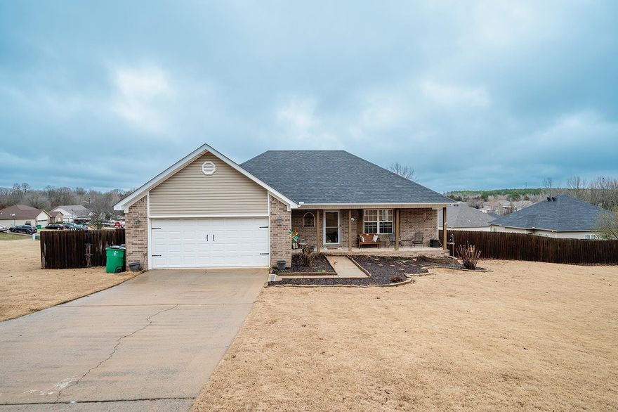 Beautiful 3 bedroom, 2 bathroom home on a double lot. Huge fenced back yard with deck.