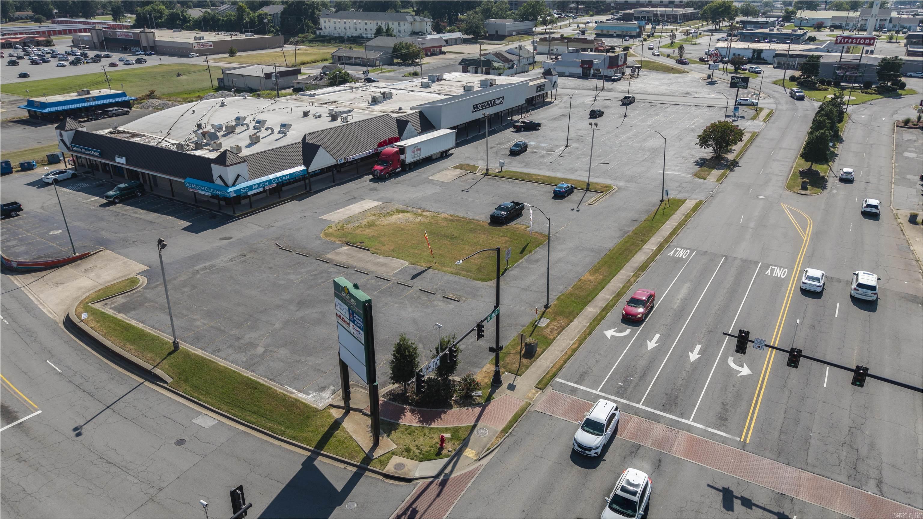 Downntown Jacksonville, AR. Prime Corner Lot in the "5 Points" Intersection with outstanding visibility. C-2 Zoning inside an Opportunity Zone. All utilities available. Duplicate Listing MLS #25031972
