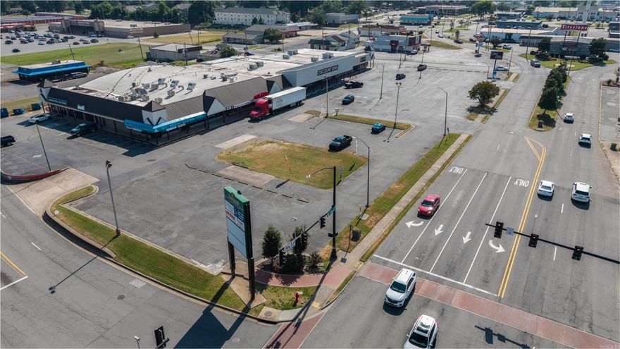 Downntown Jacksonville, AR. Prime Corner Lot in the "5 Points" Intersection with outstanding visibility.   C-2 Zoning inside an Opportunity Zone.  All utilities available.  Duplicate Listing MLS #25031972