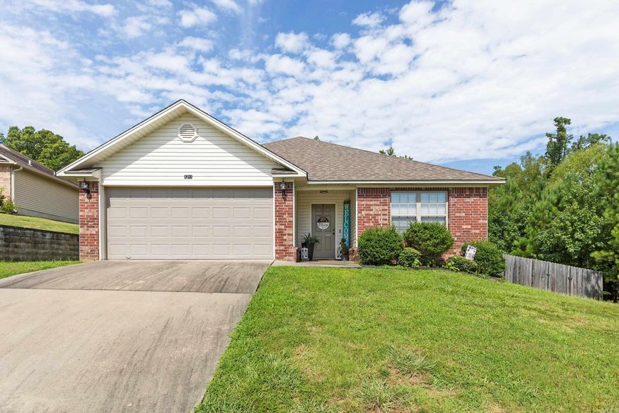 Welcome to this impeccably maintained home in the renowned Benton School district, nestled in an established neighborhood. Featuring an inviting open concept design, it boasts stained kitchen cabinets, a convenient pantry, and a dining nook and breakfast bar that flows seamlessly into the living room. The master suite offers a soothing jetted-tub, a separate shower, nice size vanity, and a large walk-in closet. Step outside to discover a sprawling, private backyard backed up to green space, ensuring tranquility and privacy. Enjoy the outdoors on the inviting patio, providing the ideal spot for relaxation and leisure. Don't miss the opportunity to make this exceptional property your own oasis of comfort and style. Qualifies for rural development, 0% down!