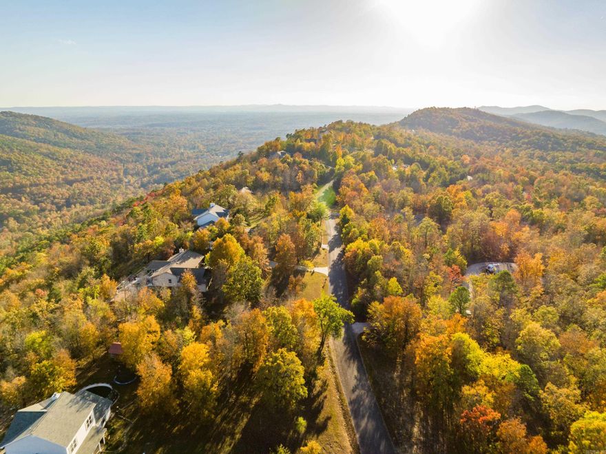 Lot 16 Bright Morning Star...BREATHTAKING Mountain Top Land...Approximately 3 Acres +/- Amazing views overlooking the Ouachita Mountains...Very rare opportunity in private and secluded mountain range...Just 7 minutes from downtown...Nightly rentals allowed in subdivision...Out of city limits...See agent remarks.