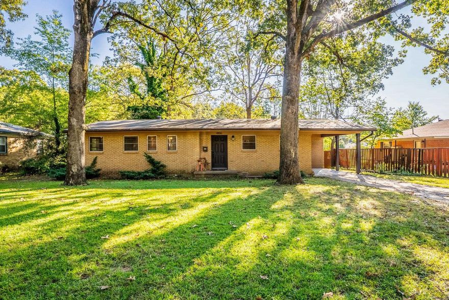 Nestled in North Little Rock's Park Hill neighborhood, this charming home is cozy and inviting with gleaming hardwood floors that add timeless character. Neutral paint colors throughout & granite countertops offer modern updates but keep the classic charm.  The primary suite includes a cute half bathroom en-suite. Outside, a covered carport offers protective parking, while the flat yard makes for easy upkeep and plenty of room to play.  Whether you're a first time home buyer, downsizing or simply looking for a new space to call your own, this sweet home is ready to welcome you...welcome home to 4106 Idlewild!  Square footage is approximate, measuring encouraged. Agents, see remarks.
