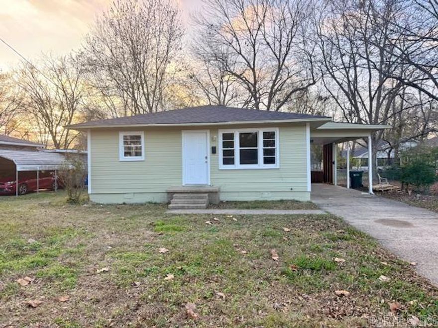 Great home for first time home buyers, those wanting to downsize or investors. Hardwood flooring in the living room, dining area, and one bedroom. The other two bedrooms have new luxury vinyl flooring and are freshly painted. The entire exterior of the house has been painted within the last month. The roof is only 4 years old. Water heater is 1 year old. The backyard is fully fenced and is a very nice size. Storage shed, refrigerator and the washer/dryer convey.