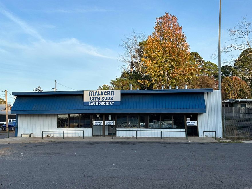 Great Investment Opportunity! This Laundromat & Car Wash combination has a lot to offer. 25 Dryers, 12 Top Load Washers, 7 Front Load Washers, 2 Hamilton Change Machines, 3 Custom Kraft Self Serve Car Wash Bays, and 2 Vacuums. Laundry Building is 2430 sf total, which includes 1080 sf of Laundromat area and 1350 of storage area. The Car Wash is 1176 sf. Located on a spacious .46 acre lot.