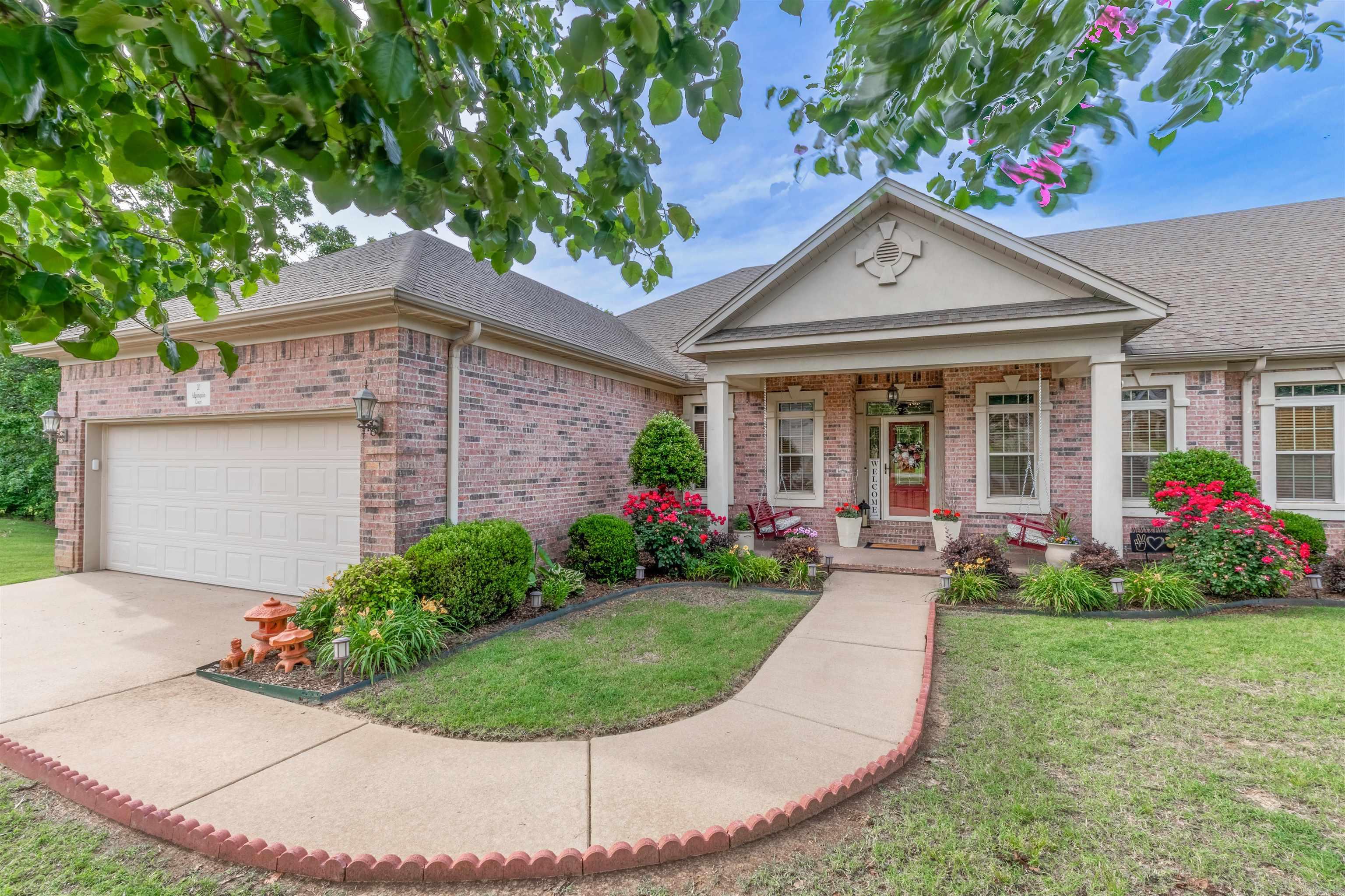 BEAUTIFUL. This beautifully built 3 Bedroom, 2.5 Bath home + Office overlooks the gorgeous golf course greens in the desirable Greystone Golf Course Subdivision! This custom detailed home offers beauty and warmth throughout with it's rich woodwork, beautiful fireplace, and well-designed floor plan! You can start or finish your day on the covered back patio enjoying the serene view! This premium location offers a .82 acre lot at the end of a cul-de-sac, fenced backyard, and ZERO lawncare! HOA covers watering and complete lawncare services! The walk-out storage beneath the home, provides extra space for all your storage/workshop needs!