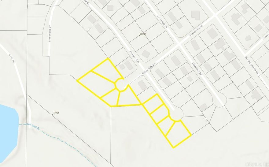 Nice wooded lot with utilities available. This will include Pinewood St and Cloverdale Dr. Lots 19, 20, 21, 22, 25, 26, 27, 28