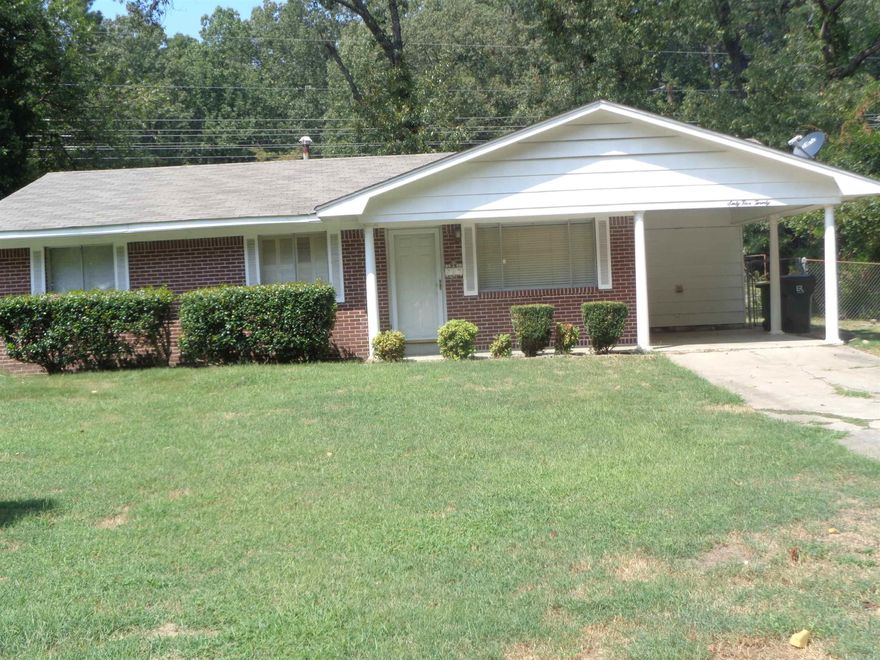 3 bedroom home with an open floor plan. Great neighborhood area and property has a huge fenced backyard. NO PETS ALLOWED. NO Housing tenants accepted. Kitchen stove and dishwasher furnished. Tenant to provide own refrigerator. Must call Access Realty, Inc. at 501-228-0018 for any information and showings. Property owner to approve final application.
