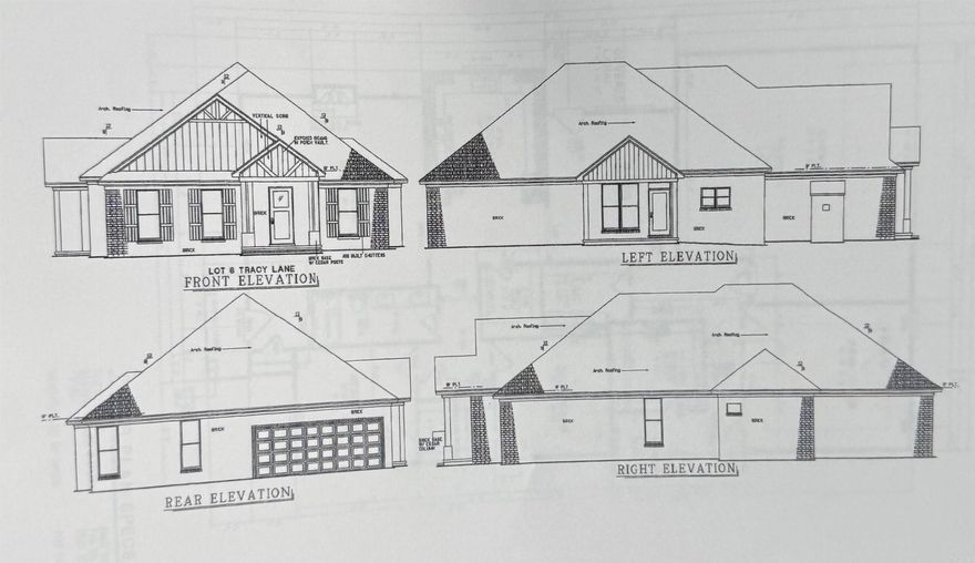 Cottage style home with custom finishes planned to be completed by end of July! Selections can still be made at this time. Located in brand new Tracy Lane subdivision!