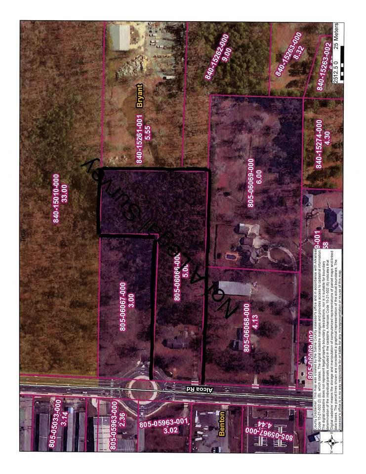 THIS PROPERTY IS OFFERED AS A COMMERCIAL TRACT. IT IS LOCATED ABOUT ONE MILE FROM 1-30 ON ALCOA EXCHANGE. THERE IS AN ADDITIONAL 3 ACRES ADJOINING ON THE NORTH.