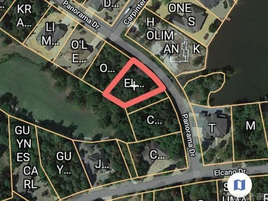 Flat lot near on Isabella (Santa Maria) Golf Course, across the street from Lake Sophia.  Lot 021 Block 12 Cielo Subdivision, Saline County, Hot Springs Village AR  $250 Buy-In fee for HSV POA for first time buyers ($300 starting 01/01/2025).