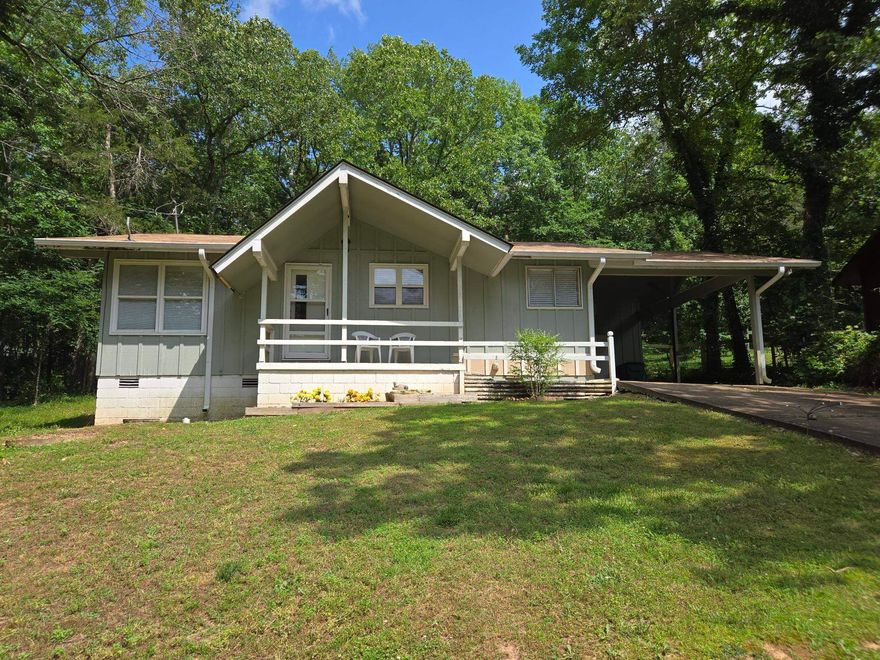 All-electric 3 bedroom, 1 1/2 bath home with 2026 painted interior, 2026 luxury vinyl plank flooring in kitchen, living room, hallway, and both baths, and 2022 shingles.  Drywall interior, wood siding exterior, vinyl double pane windows and storms, central heat pump, and updated concrete septic tank.  Nice covered front porch and one-car carport with 5x10 storage room, all under termite contract.  Home is located in a Cedar Valley Park and North Golf Course neighborhood, with access to Cherokee Village lakes, pools, parks, golf courses, tennis courts, community centers, and campground.  Call to see this well-maintained move-in ready home!