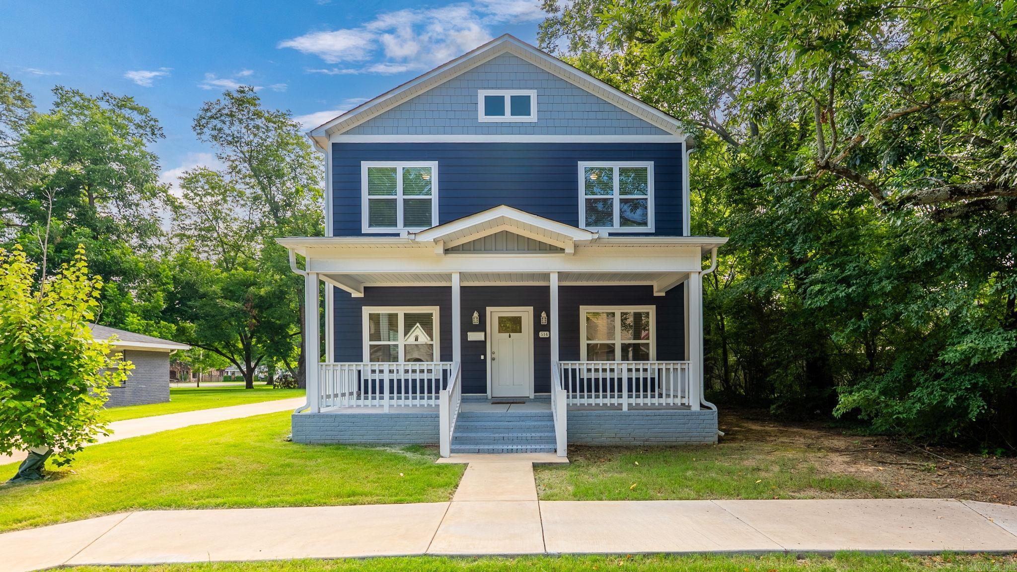 This home and this location will be absolutely perfect for students to rent while they attend college. The home has been designed to accommodate students. The 4 bedrooms are upstairs and all have equal bedroom sizes. The bathrooms are designed so that multiple people can be using them at the same time yet have privacy. Upstairs you have 4 bedrooms and two bathrooms with 4 sinks. Downstairs is a very nice kitchen with a large island and pantry. The living room is spacious and open to the kitchen. There is a half bath downstairs. Parking is very good with room for multiple cars to park off the street. Within walking distance to Central Baptist College and very close to UCA. This can be a family home as well.