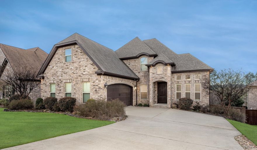 Spectacular Home with Stunning Views in Chenal Valley!  This beautifully designed home in Chenal Valley offers breathtaking views and exceptional curb appeal. With a freshly painted interior, the inviting entry features soaring ceilings and is flanked by a formal dining room and a dedicated home office. The spacious gourmet kitchen opens to a breakfast room and a stunning great room, both showcasing the panoramic scenery and direct access to an oversized deck with heaters perfect for year-round enjoyment.  The main-level primary suite is generously sized with a luxurious ensuite bath. Upstairs, two additional large bedrooms and a versatile game room provide ample space. The fully fenced backyard offers privacy, and the home is just minutes from the neighborhood pool, park, premier shopping, fine dining, and outdoor activities.  Don't miss this incredible opportunity schedule your showing today!