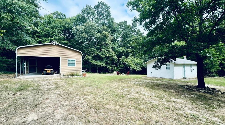 Two homes that have been remodeled over the last couple of years. First home has a living room, separate bedroom, laundry area, kitchen and full bath. Second home is an open studio style with a large area for sitting and a bed with a kitchenette and full bath. Both homes have new refrigerators and window units for air. Outside firepit between both properties with a large storage building behind one of the homes. Use as a vacation home, live in one rent the other or use as a guest home for your family or friends. Property is within a few miles of Blanchard Springs and the White River and about 10 miles from downtown Mtn View.