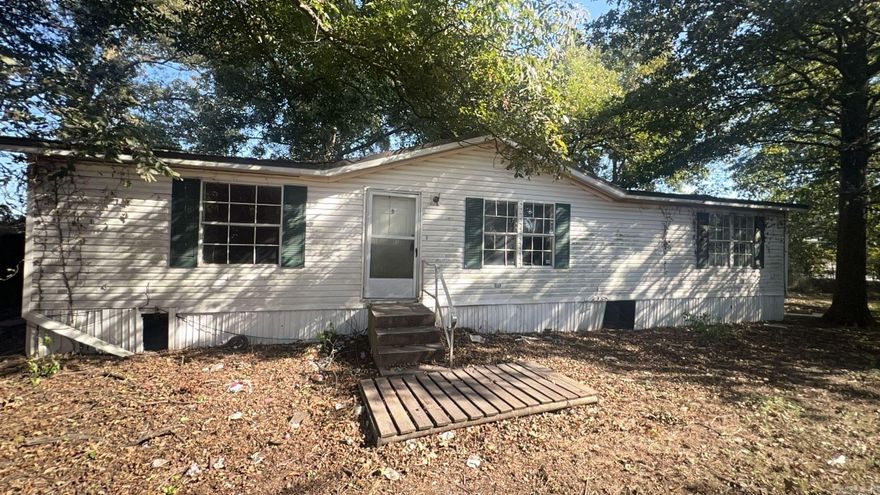 Affordable investment opportunity in the heart of Black Oak, Craighead County! This 3-bedroom, 2-bath mobile home is priced incredibly low and ready for your vision. Perfect for investors or anyone looking for a project with great potential. Home sits on a good-sized lot and offers a functional layout with plenty of possibilities. Cash only due to condition. Don’t miss this chance to secure a property in a quiet small-town setting with lots of upside!