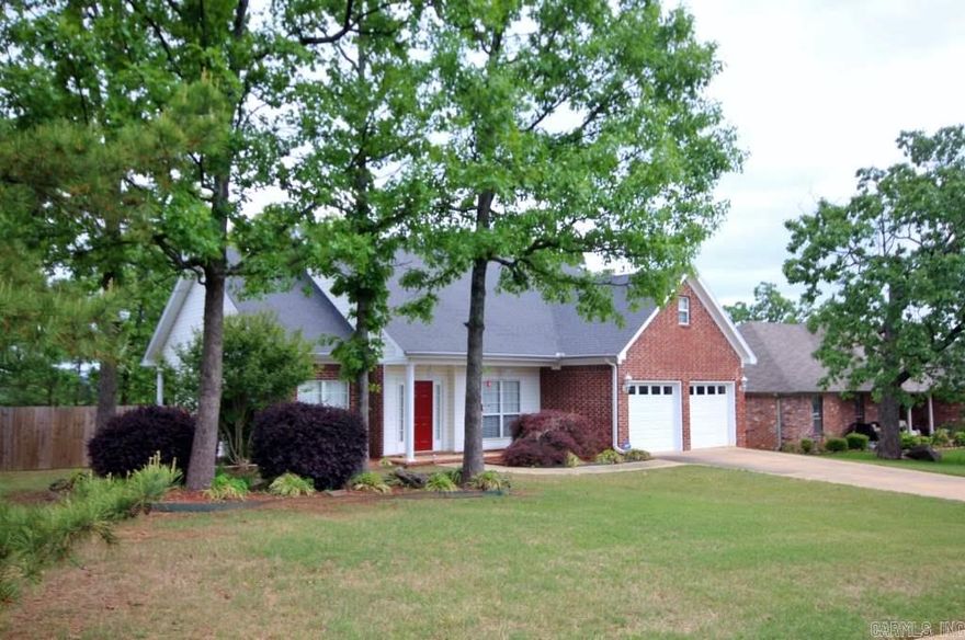 Wonderful home in quiet area - excellent condition. Features include all bedrooms and baths on the main level w/ an awesome bonus room over the garage, great use as an office or playroom. Open floor plan w/ tall ceilings and bright kitchen. Nice covered front porch and covered back porch w/ a spacious new deck overlooking the pretty backyard and a new privacy fence.