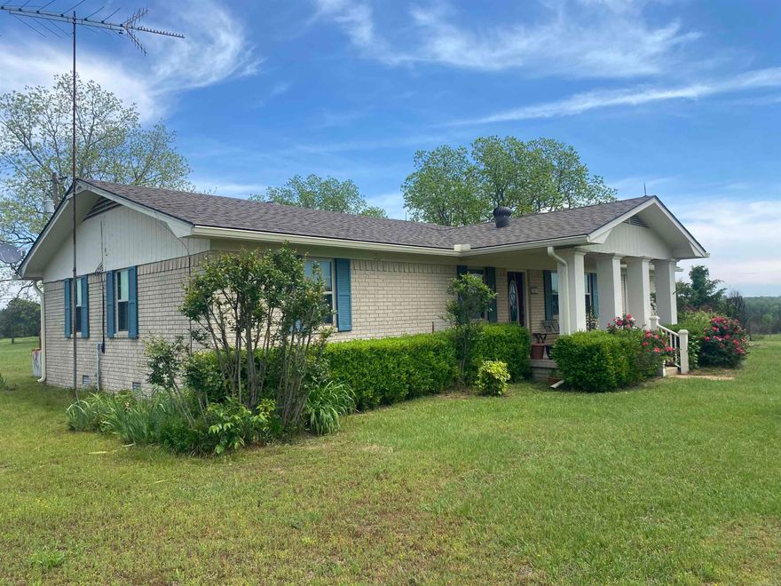 Located east of Nashville, the property offers a well maintained home with approx 40 acres, fenced for cattle, large barn, pole shed, storage building and general purpose barn.  Brick home offers over 2,300 sq ft of living space w/ 3 bedrooms and 2 1/2 baths, large living room, kitchen and laundry room.  Newer roof, CH/CA, well water ( rural water is available at the road ) and detached double garage.  Contact our office for more details or to schedule a private showing.