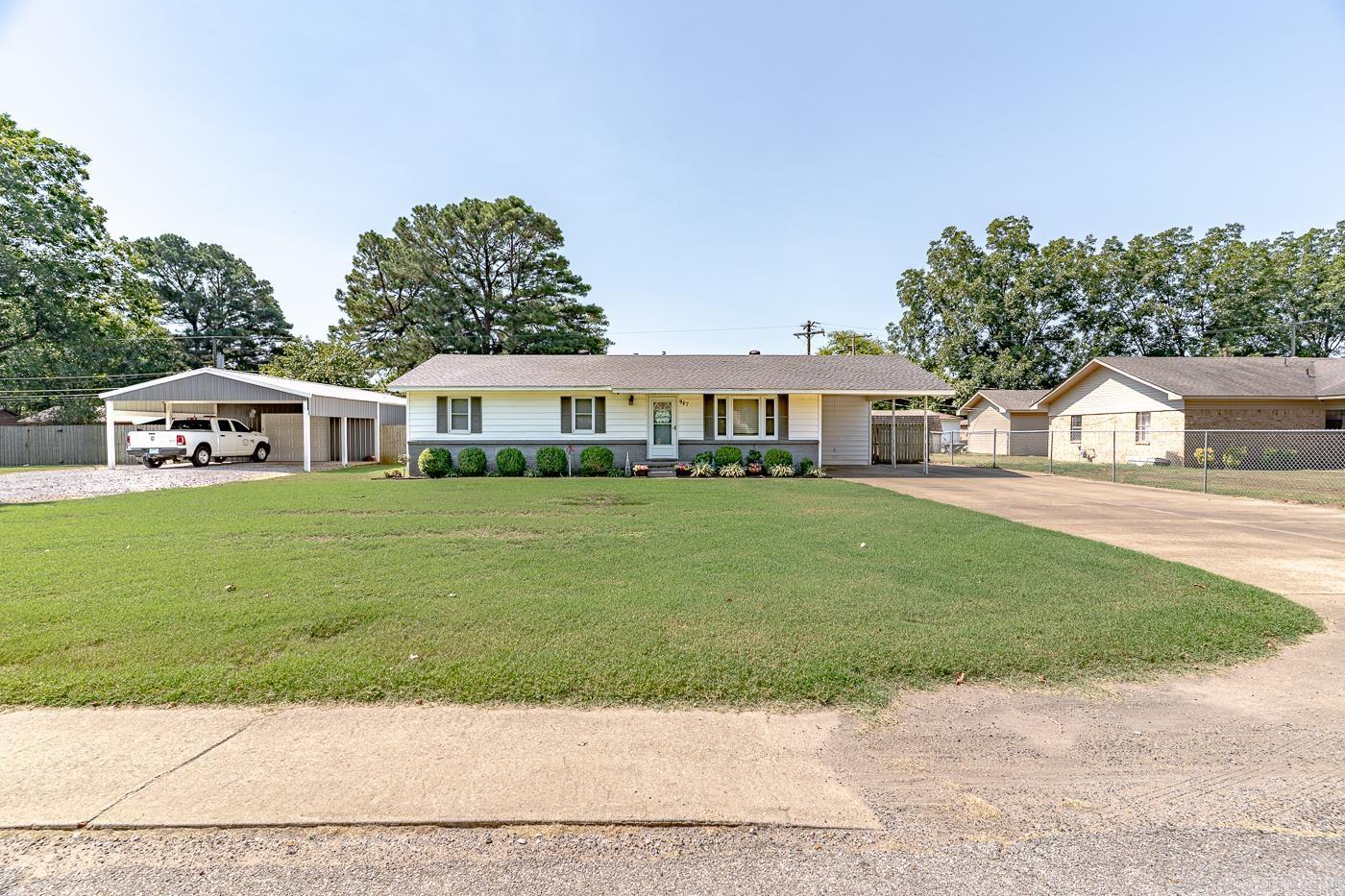 Welcome to the Market 907 Nash St. in Lake City, Arkansas! This amazing listing has tons of space and an additional living quarter on the property. The main house is 1660sf and sports 3 nice sized bedrooms, 1 full bath, living room, spacious kitchen, dining room, laundry room and storage room. Out back you will find the apartment. It has 1 bedroom, 1 full bathroom and living area. As you walk to the side of the property, you will find the dream shop! This shop is 24x30 that is heated and cooled with a half bathroom and kitchen area. It also has an 11x30 lean-to and 18x24 carport on the front. All of this sits on just over a half-acre and has a large storm shelter on the property. It is located within the Riverside School District and is just minutes away from city park areas and public fishing area. This is one property that you will not want to miss! Call today and book your showing before it's too late!
