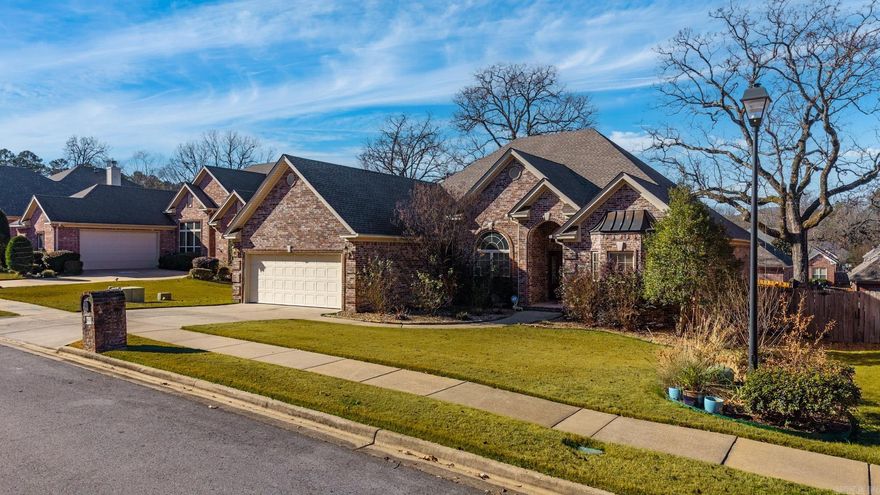 Incredible Location! Don't miss the opportunity to own this stunning home perfectly situated on a level lot in highly desirable West Little Rock! This exceptional all-brick residence is ideally located within walking distance of a top-rated elementary school and mere minutes from an array of shopping, dining, churches, with easy access to major roadways. The thoughtfully designed split floor plan includes three guest bedrooms, strategically placed away from the elegant primary suite to ensure privacy. Enjoy carpet-free home featuring stylish new luxury vinyl plank flooring throughout all bedrooms. The spacious living room welcomes you with soaring ceilings and beautiful arches that seamlessly connect to the formal dining area. The kitchen highlights solid hardwood cabinets, stainless steel appliances, and granite tile countertops. Retreat to the expansive primary bedroom, designed for comfort with its generous dimensions and sophisticated tray ceiling. The backyard is featuring a covered patio and deck, along with a newly installed back fence, with a new roof, fresh paint, and a newer HVAC system, this home combines style, comfort, and modern convenience. Make it yours today!