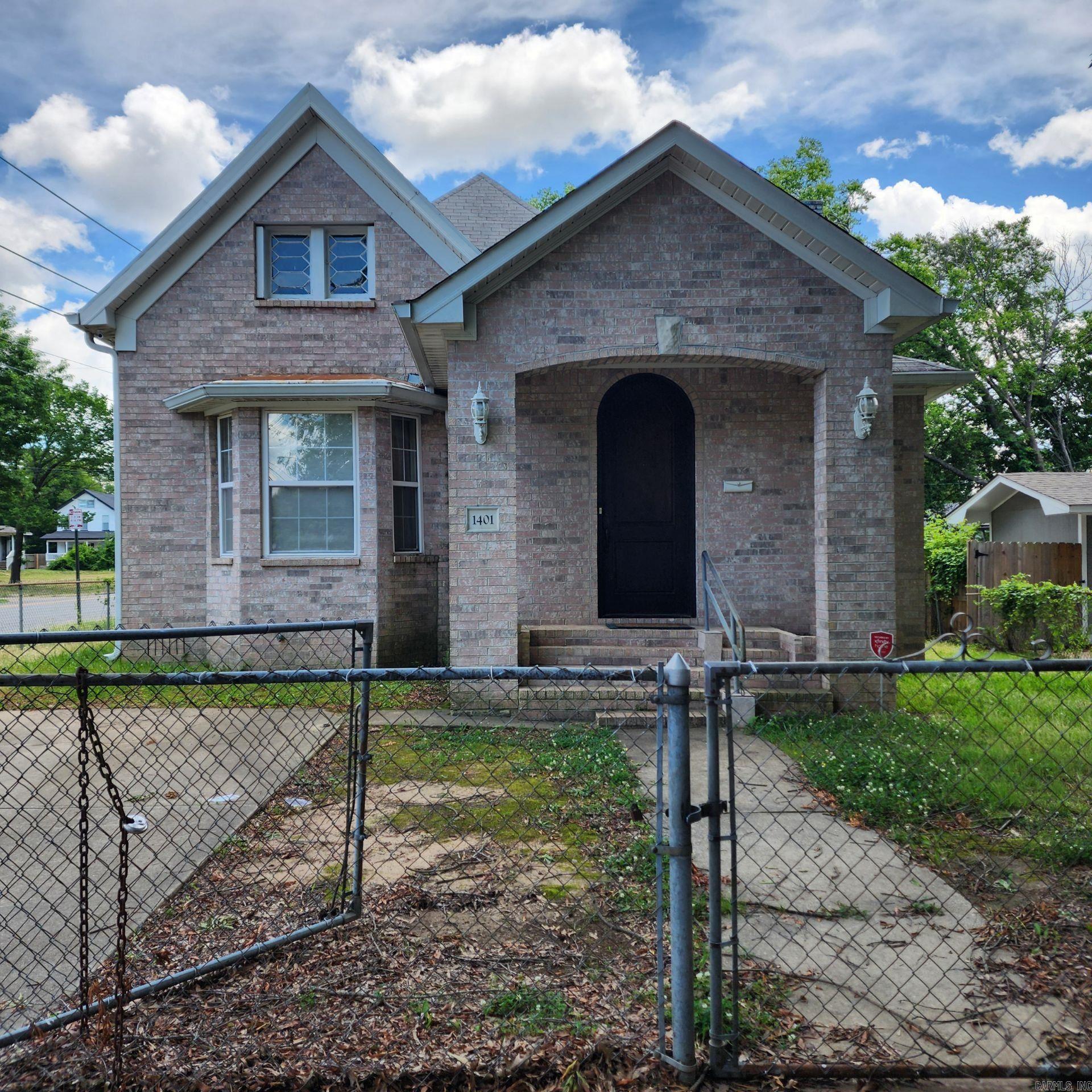 Step into a piece of history with this stunning, well maintained Historic home built in 1940. This home sits at the corner of Daisy L. Gatson Bates Dr. and S. Schiller St., only one block from Little Rock Central High School. This 3-bedroom, 3 full bathroom welcomes you with lots of charm and elegance that flows seamlessly throughout. This home features a walk in kitchen pantry, open sitting and shared spaces, formal dining area, office space that sits outside the primary bedroom. All 3 bedrooms has its own entry to a full bathroom , which makes this prime location perfect for investors to purchase for an AirBNB. This home has to many features to name, schedule your private showing today and enjoy a piece of history that Little Rock has to offer. Refrigerator, Stacked Washer/Dryer and Generator are to convey. Home is Sold as Is with a third-party home warranty. See Agent Remarks