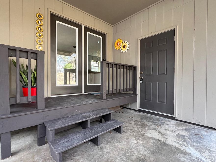 Home has many improvements and updates, to include bathrooms, new paint, new stove, windows, lighting, roof, HVAC, water heater, landscaping, and french drain added. Quite neighborhood, close to school, hospital, Wal-Mart, and Harps.