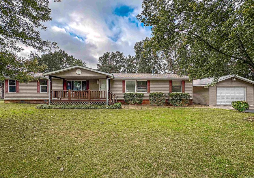 This well-maintained property is located in a quiet subdivision, just minutes from town. It features a new roof and a new HVAC system, ensuring comfort and efficiency year-round. The home offers two spacious living rooms, perfect for entertaining or relaxing with family. A cozy gas fireplace adds warmth to the main living area, making it an inviting space during cooler months. The layout is functional and designed for easy living, providing ample room for both leisure and daily activities. With its recent updates and prime location, this home presents an excellent opportunity for those seeking convenience without sacrificing tranquility.