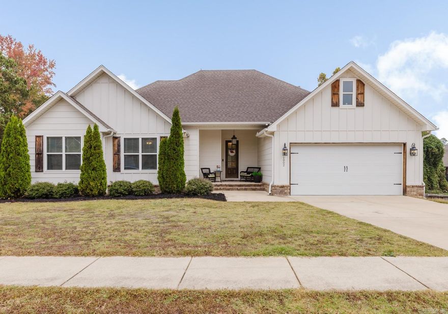 This stunning custom-built 4 bedroom, 2 bathroom home offers exceptional space and thoughtful design. With an office and a large finished basement, there’s room for work, hobbies, or entertainment. Built in 2018 on over an acre, the home features an open floor plan, breakfast bar, and a covered back deck overlooking the fenced-in backyard. The primary suite includes his & her closets and a spacious walk-in shower. A small shop under the house adds convenience and versatility. This one checks all the boxes!