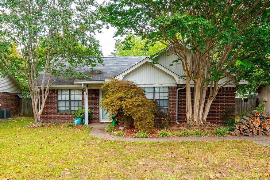 Starter home, investment property, retirement home or just wanting a change. A lot of charm in this home. HVAC 5 years old, WH 3 years old, dishwasher, range, and lower cabinets 2 years old, roof 8 years old. Fence and gate on east side being replaced. Small storage building in the rear yard. Could be a three bedroom. Previous owner removed a wall. Please see remarks.
