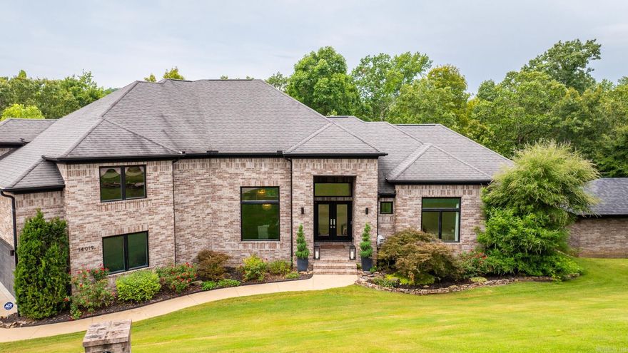 ALL NEW PAINT, NEW TOPCOAT ON HARDWOODS, CARPETS CLEANED! 5 bed 5 bath, bonus, office/flex, 3 car garage, gunite pool, 3 sided cabana house with fireplace, tv and speakers that stay.  Poolside fire pit, builtin grilling station and freshly painted upper deck. Featuring a spacious open plan that includes your dining, large living room with gas fire, and kitchen with breakfast bar, wet bar, gas cooktop, stainless appliances and fridge that can stay. Your primary suite is to the right with large double vanity bath, soaking tub, multi rain head walk-in shower and walk-in closet. Your first guest bed features, tall ceilings and access to an ensuite guest bath. To the left are your additional 2 guest beds, both with ensuite baths and walk-in closets. You’ll also find your oversized laundry room with ample storage and countertop space. Up the glass line staircase, you’ll find your 4th guest bedroom and bath adjacent to your oversized media bonus room with dry bar. ***AGENTS SEE REMARKS