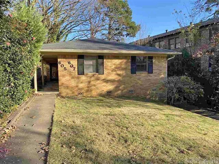 Very close to Kroger in Hillcrest. Two bedrooms, one bath, living room, deck out back, stove, refrigerator, stove, dishwasher furnished. Hardwood floors in living room and bedrooms. W/D connections. One car carport available. Deposit is $875