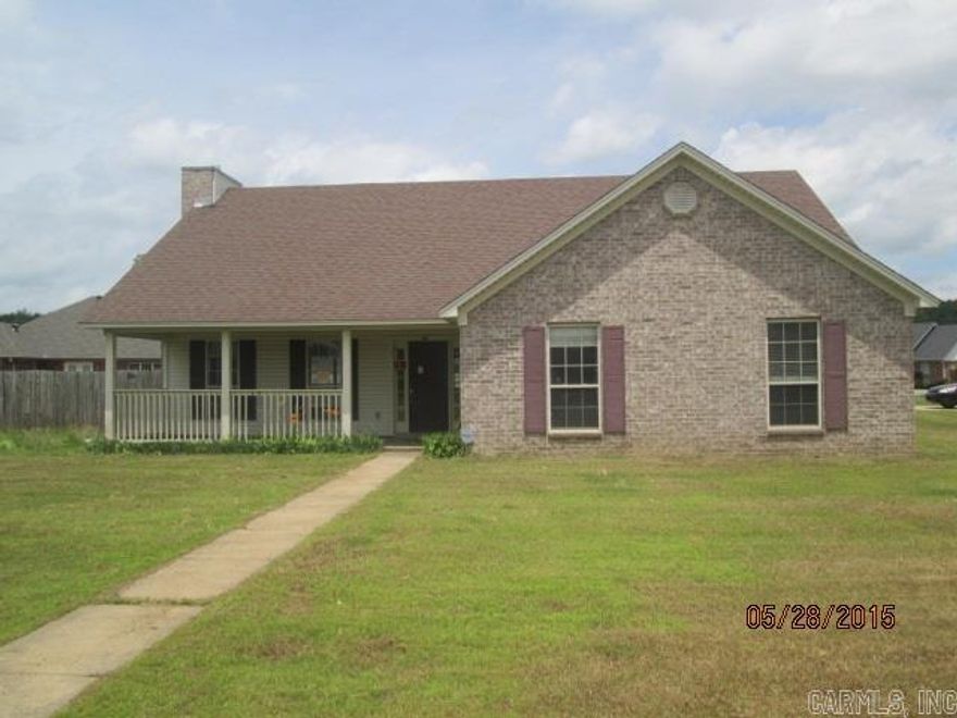 Magness Creek subdivsion--Nice brick home with four bedrooms and two baths on one level. Open kitchen, living room and dining room. "Seller does not pay customary closing costs: including title policy, escrow fees, survey or transfer fees. Proof of funds required on cash transactions ; Lender Pre-Approval letter for financed offers (dated within last 30 days)." Seller is “Secretary of Veterans Affairs”