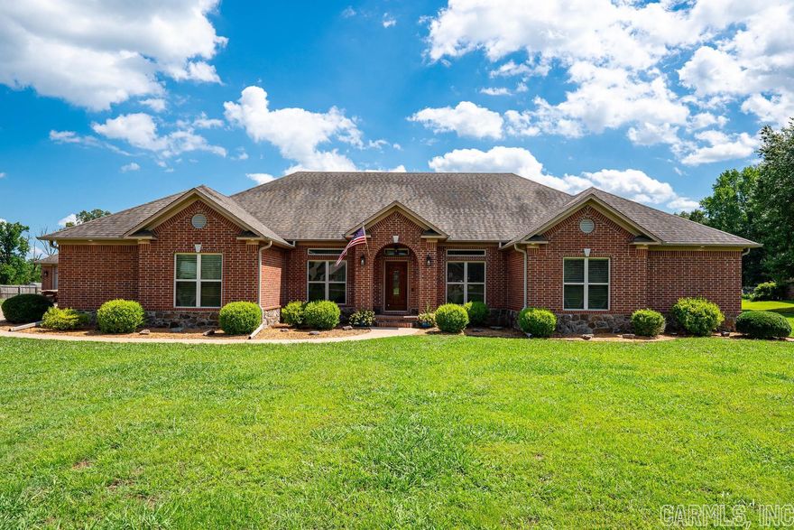 Looking for a home that has something for everyone?  Look no further...this home has everything you need. Sitting on 3 acres, with 3 large bedrooms, plus and office, a great room with fireplace, formal dining, large open kitchen with island, breakfast area and second living area. Kitchen has new quartzite countertops, custom tile backsplash, gas range and more. Split plan with large master, a recently remodeled master bath with tiled shower, soaking tub and large closet.  Other baths have also been updated. Outside you will find a3 car detached garage/shop, a heated pool that you can enjoy all year, a covered porch and a covered grilling area are perfect places for entertaining friends and family. Agents, see showing remarks.