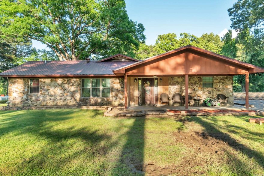 Welcome to your dream homestead - a beautifully remodeled home nestled on 5 acres of land. If you've been dreaming of space to breathe, unmatched privacy, and a lifestyle surrounded by nature, this rural gem is calling your name!  Tucked away from the road and neighbors, this secluded property offers the kind of quiet that's hard to find. This home undertook a total transformation in 2019 - it was gutted to the studs. New wiring and electrical (2019), Metal roof (2019), Appliances (2019), Heat/Air (2019), and so much more! This home offers 3-bedrooms, 2-bathrooms, a large carport area, fenced-in area for your animals, shop, and a heated/cooled office right outside the back door.  The generator is the only thing running on propane and adds an extra layer of security, keeping your family comfortable no matter the weather. Enjoy open skies, star-filled nights, and a connection to the land that only rural living can provide - all just a short time from town. Imagine your kiddos and animals running around freely, growing a garden, riding four-wheelers - this property is so great for all of that! A well is on the property. Existing survey available.  Square footage is approx. Pls measure