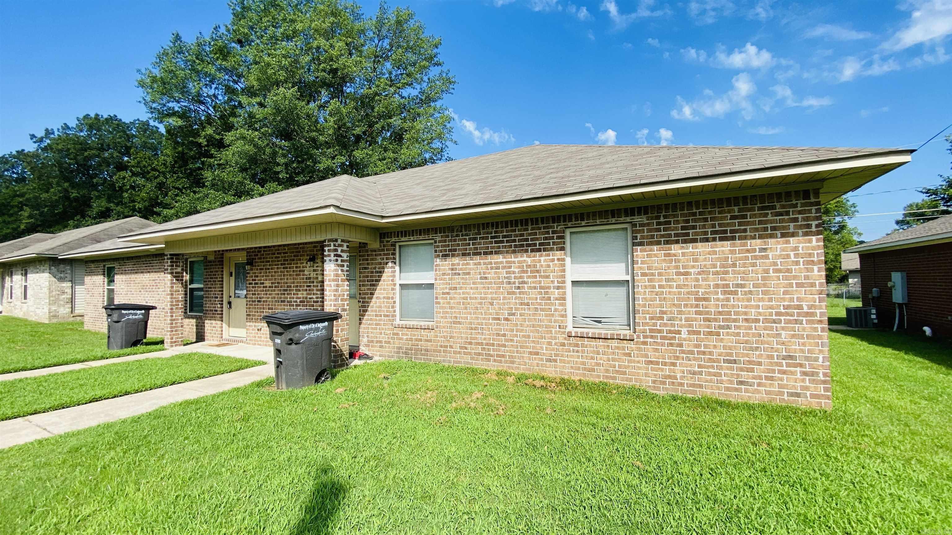 Looking for your next investment property? Check out this newer duplex in Jacksonville Built in 2007. 3 Bed / 1.5 Bath unit ($825/mo) and a 2 Bed / 1 Bath unit ($725/mo). Perfect to add to any real estate portfolio. Currently professionally managed which can continue if needed. Tenant Occupied. Tenants pay all the utilities. Fridge, washer and dryer convey with the units. This duplex can also be packaged and sold with 1036, 1040 & 1044 Gina Circle Duplexes. See agent remarks.