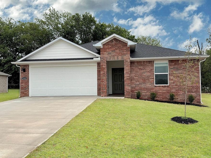 Charming Cali plan in Ridgefield Subdivision located in Searcy, AR! These new construction homes feature modern finishes for comfortable living! Each home has LVP and carpet. In the kitchen and bathrooms, you’ll find beautiful quartz countertops. In the primary bathroom, you’ll find a walk-in shower and a quartz vanity! Each home will have 4-sides brick with Hardie® siding per plan. Each home comes with a programmable thermostat! 10-year limited Homebuyer’s Warranty! All photos are stock photos, representative of plan only and may vary as built. Annual taxes is an estimate. Taxes are TBD.