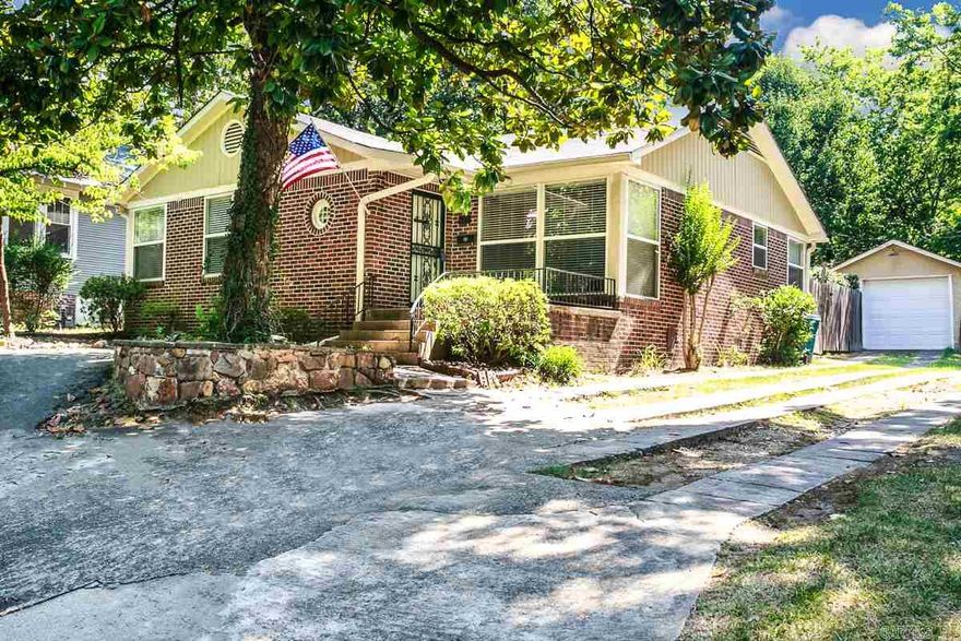 Solid brick bungalow,w/semi circle drive,updated,3 bed 2 bath,gorgeous hardwood floors,Family room w/woodburning fireplace w/built ins and built in bench, formal dining room w/new fixture,Kitchen offers stainless appliances, pantry, granite counter tops,&brand new french doors that lead out to the perfect outdoor living,fenced yard.  NO PETS Application/background check and security deposit required.