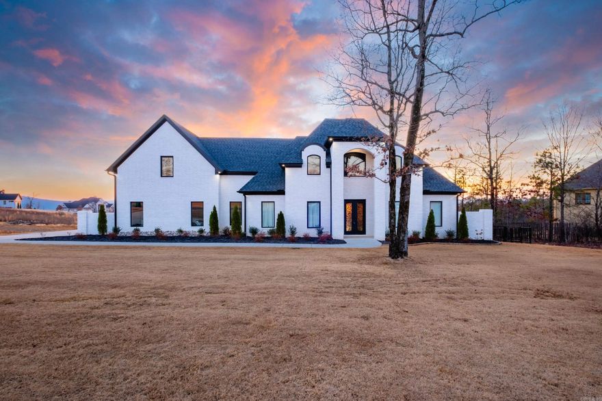 Discover a luxurious retreat that perfectly balances privacy, sophistication and a vibrant community lifestyle in Waterview Estates. This stunning 5BR/4.5BA home sits on just over a half-acre, offering serene mountain view over lake Maumelle and direct access to the neighborhood's premier amenities. Enjoy the breathtaking views of sunsets from your deck overlooking your beautifully landscaped backyard.  Backyard backs up to greenspace and is fully fenced. Open concept living spaces designed for entertaining and family fun! Gourmet kitchen with high-end appliances, expansive island and hidden walk-in pantry! Primary suite features a spa-live bath, double vanity and well oversized closet. Bonus spaces that adapt to your needs: media room, home gym or quiet study. Luxury finishes throughout.  This one is a must see! Open Sunday 2/22 from 2-5:30pm to view the beautiful sunset.  Agents please check "Showing Remarks".