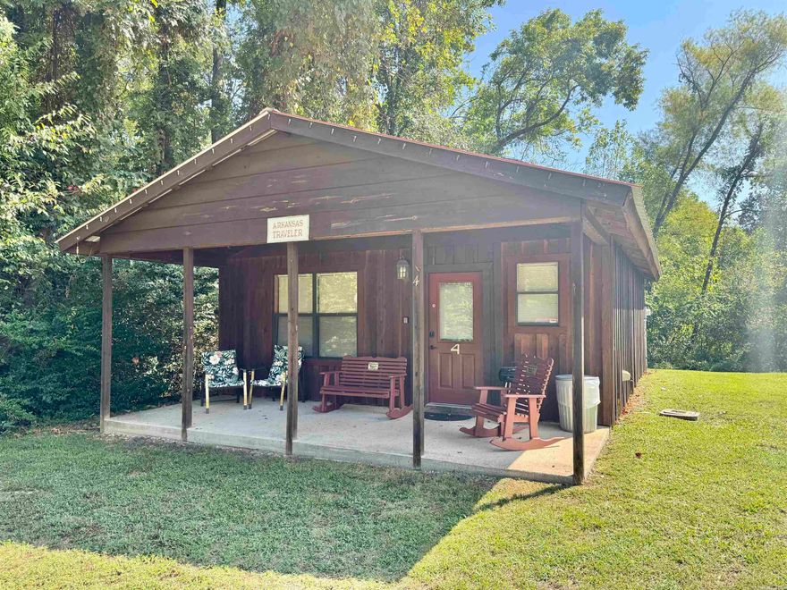 This is beautiful 2-bedroom, 1.5 bath cabin, right in the heart of the Mountain View. This phenomenal retreat offers a serene escape to relax and enjoy all the town of Mountain View has to offer. Including shopping, restaurants, a movie theater, hiking trails, fishing, kayaking, and much more! The courthouse square is just a short walk away, where the famous Folk music is played on most weekend nights. Also, just a short drive away from The Ozark Folk Center State Park, Blanchard Springs Caverns, and the famous White River. Come take a look for yourself adventure awaits!