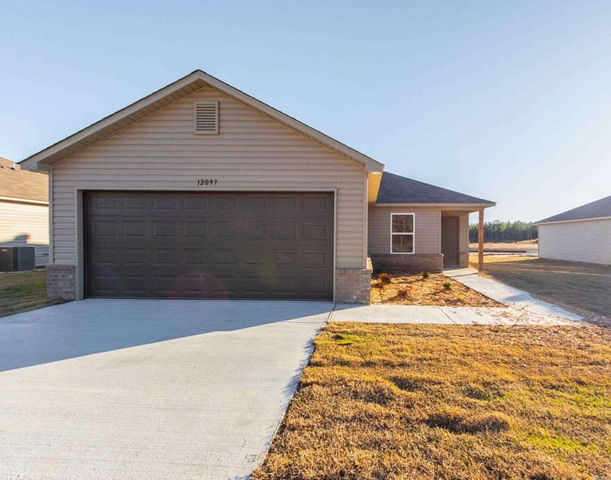 The new Bridgeport plan! An open concept plan with the Master Bedroom to the rear of the home for more privacy. A kitchen with a generous space for a table, and a large, convenient corner pantry. Springlake Trails is moments down the road from East End Middle School. This home comes with a 2-10 Home Buyer's Warranty with $0.00 deductible.  Thoughtful upgrades included in this home: plumbing faucet upgrade 2, 8" deep Kitchen sink, door bell, added cable jack, flush laminate bar top in Kitchen, Luxury Vinyl Plank flooring in wet areas, raised ceilings in Living Areas per municipal requirements, Cheyenne style interior doors, baseboards level 2, attic stairs, full sod, microwave hood in Kitchen, smooth top range.