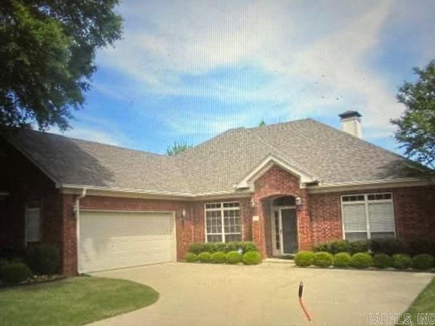 Exquisite, single-owner home nestled within the highly sought-after Chevaux Court in West Little Rock. This captivating one level home boasts an open-concept design, encompassing 3 bedrooms and 2 baths. The elegant formal dining area seamlessly connects to the living space adorned with a cozy fireplace and a stylish tray ceiling. The expansive eat-in kitchen is adorned with stainless steel appliances and a pantry, providing a perfect space for culinary pursuits. A serene primary ensuite boasts a tray ceiling, double vanity, indulgent jetted tub, separate shower, and a generously sized walk-in closet. Two additional bedrooms share a well-appointed bath, offering flexibility and convenience.  Embracing a thoughtful layout, this home features a  split floor plan for enhanced privacy. The refrigerator, washer, and dryer convey Abundant windows bathe the interior in natural light, creating an inviting ambiance throughout. Step outside to a charming patio, ideal for hosting outdoor gatherings or simply enjoying the serene surroundings. Positioned for convenience, this home is situated near an array of restaurants and shopping options, ensuring a lifestyle of ease and accessibility.
