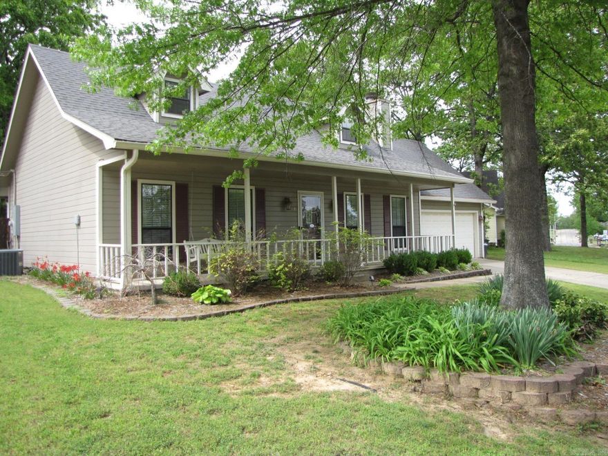 Beautiful 3 bedroom and 2 bath house with new roof! The kitchen features: new granite counters, dishwasher, smooth top stove and 2 pantries. Large master downstairs with shiplap feature wall. Two large bedrooms upstairs.  The backyard is perfect for relaxing or having friends and family over for a cookout/pool party. Pool is approx. 16x32x9 chlorine, pump replaced 2021.