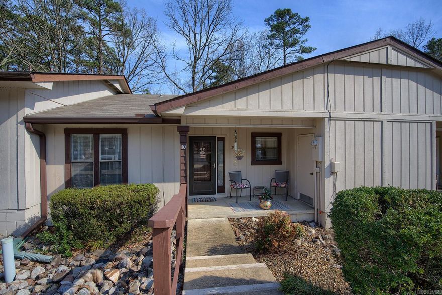 IMMACULATE TOWNHOME!! New LVP flooring in main areas, new countertops, new ceiling fans, new toilets, no popcorn ceilings, new heat pump, new front gutters, newly painted & sealed deck, and new crawl space sealing & insulation. All appliances convey. All furnishings may convey also. Located near churches, restaurants, gas stations, walking trails, banks, pharmacies, grocery stores, and beautiful, relaxing Lake DeSoto & Marina. You'll be surrounded by nature, yet close to numerous amenities. This perfect little townhome is waiting for you to enjoy now! It's move-in ready!