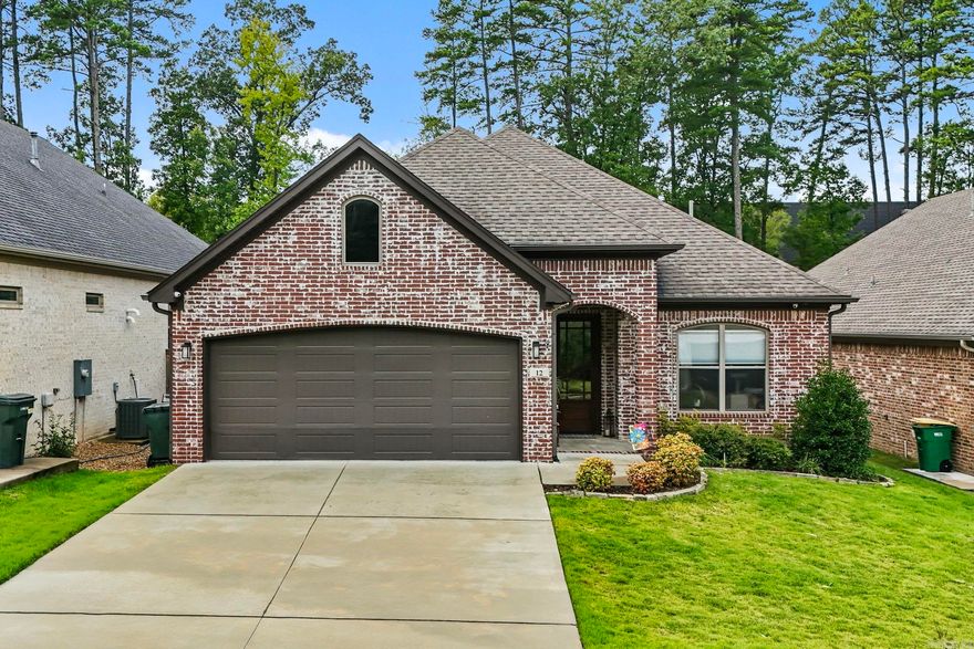 Beautiful all brick home in the Piper subdivision! Built in 2019 with a great open flow, main bedroom separated from guest beds, sprinkler system for the front and back yard, large screened in back porch, and all conveniently located in West Little Rock. Schedule your showing today!