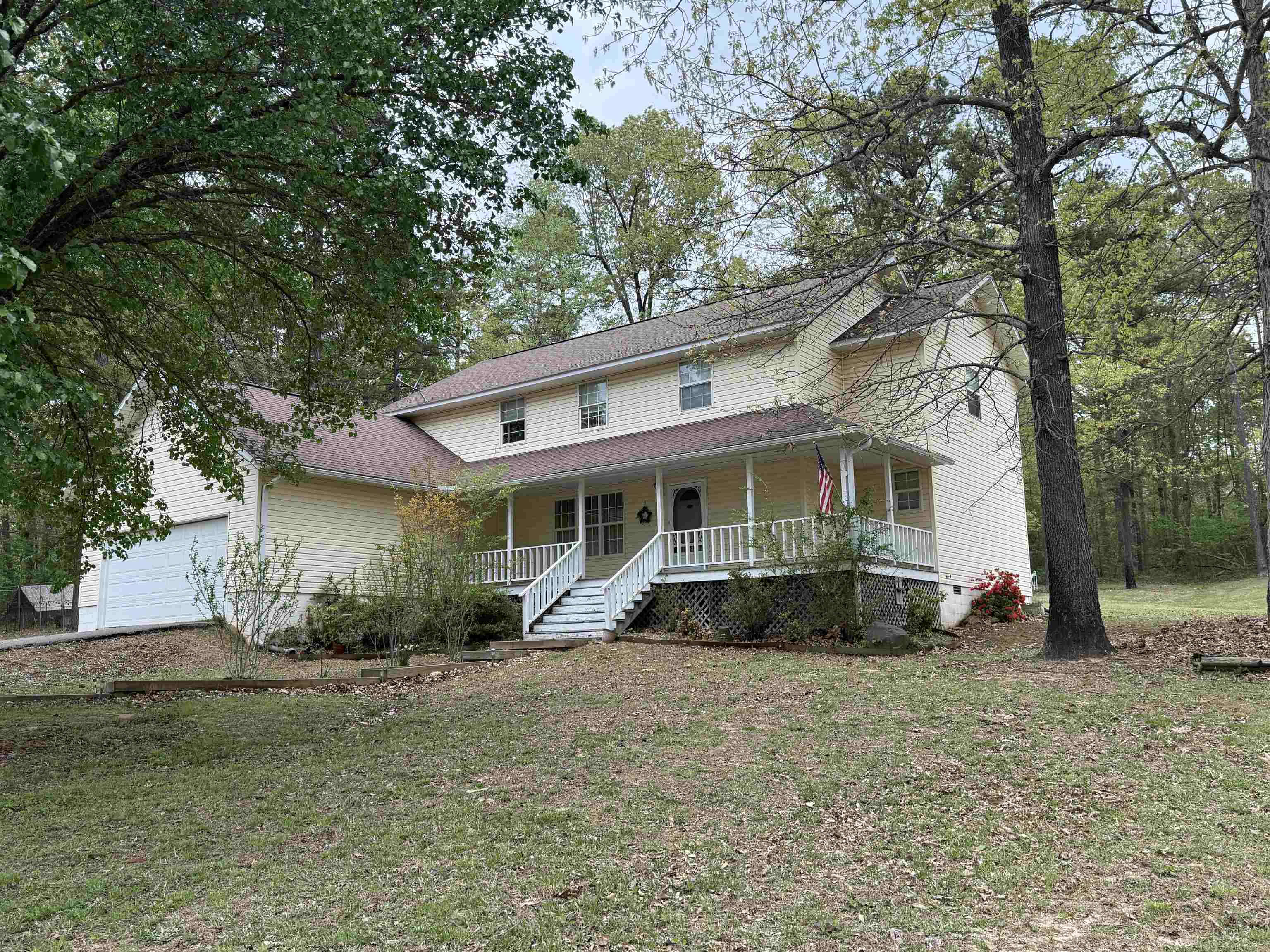Looking for a large home in a well-established subdivision? This 5-bedroom, 2.5-bathroom home in the desirable Ashleyās Woods Subdivision in Melbourne, Arkansas offers the perfect blend of space, comfort, and convenience. The master bedroom with a bathroom is located on the main level, while four additional bedrooms and a full bathroom are upstairsāideal for families of all sizes. The home features 2,340 square feet of living space, an attached 2-car garage, and a laundry room for added functionality. Situated on a generous 1.25-acre lot, you'll enjoy nice trees in both the front and back yards and a charming wrap-around front porchāperfect for relaxing and taking in the peaceful surroundings. The property also includes a dog kennel, making it ideal for pet lovers. This home is move-in ready and priced to sell at $249,000. Donāt miss this opportunity to own a spacious home in a beautiful subdivision close to local schools, shopping, and amenities.