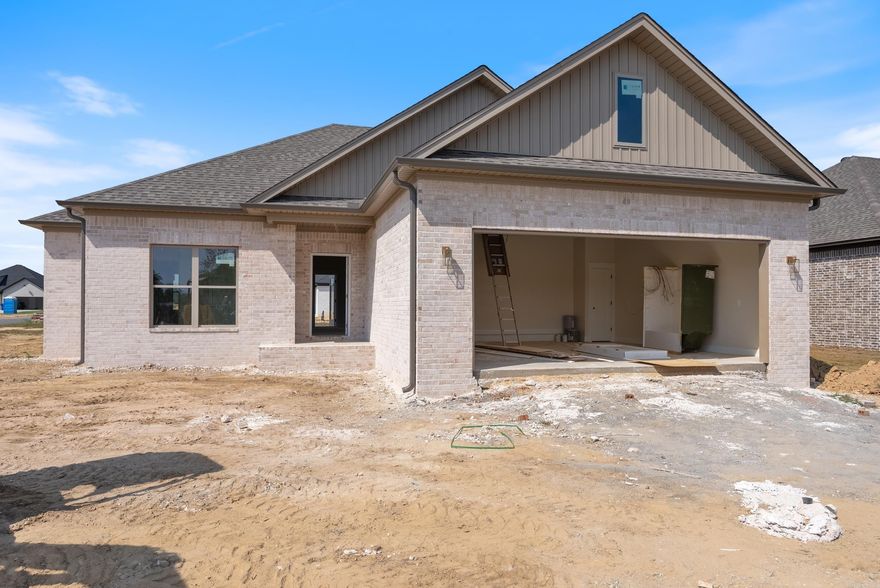 Beautiful brick home under construction in the new East Meadows Subdivision in Greenbrier! Enjoy this open floor plan including 3 bedrooms, 2 bathrooms, a walk in pantry and a walk in laundry room! This home will feature custom cabinetry, granite counter tops, stainless steel appliances, tiled shower, and free standing soaking tub. Pictures to be updated!